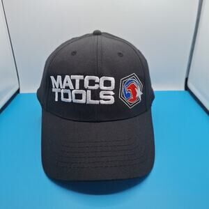 MATCO Tools Embroidered Cap Dark Blue, Hook & Loop Adjustable 100% Cotton